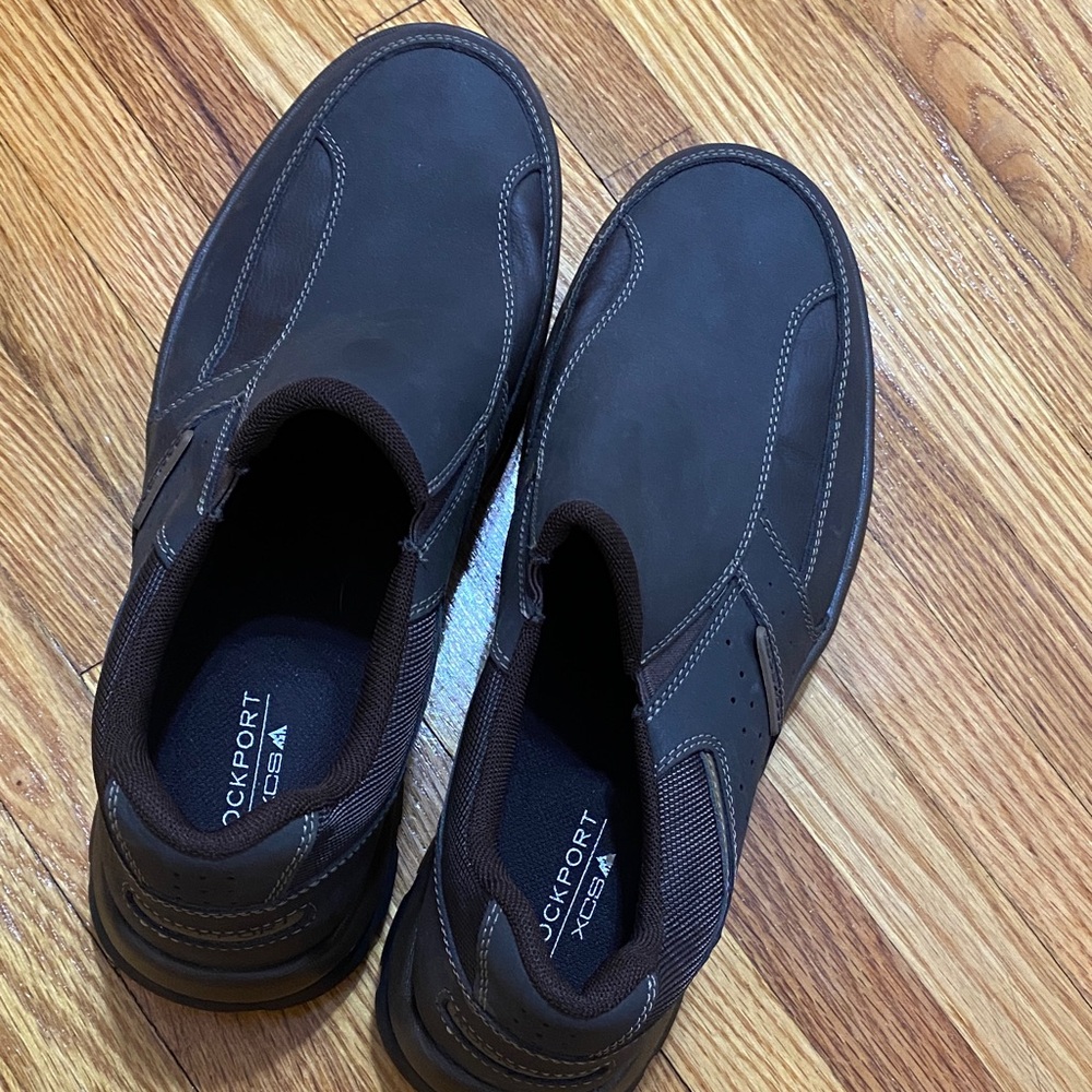 Rockport Men's Dark Brown Slip-On Loafers